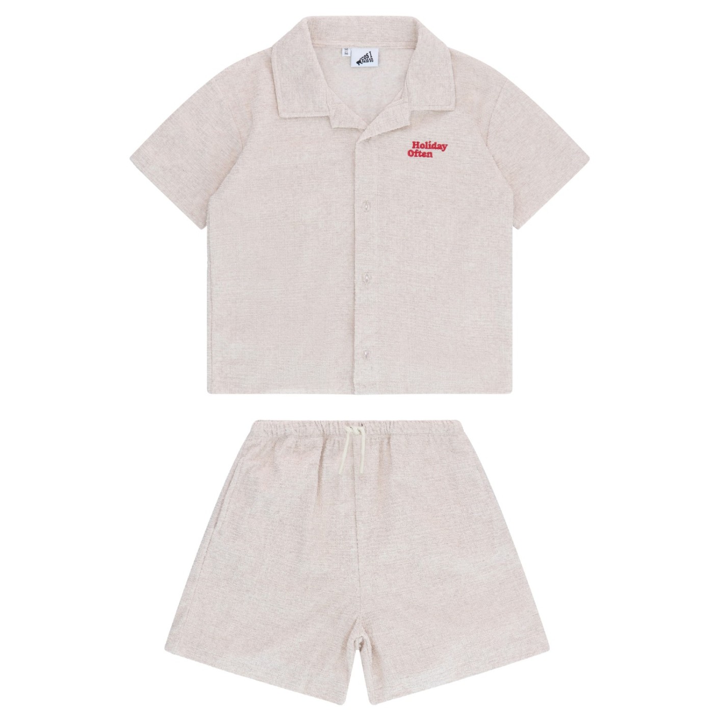 'Holiday Often' Towel Terry Shirt & Towel Terry Short