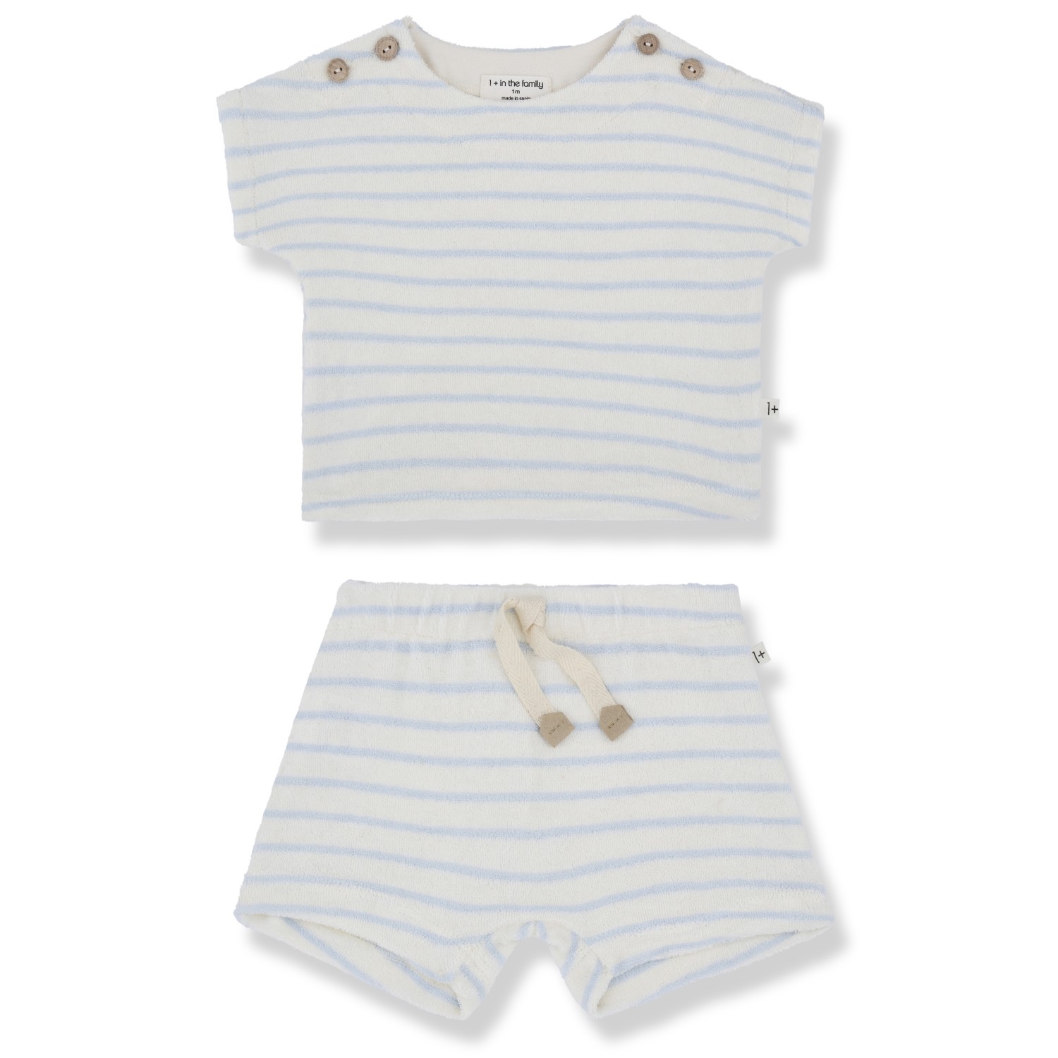 Tomaso Top & Dimitri Shorts | Misty Blue