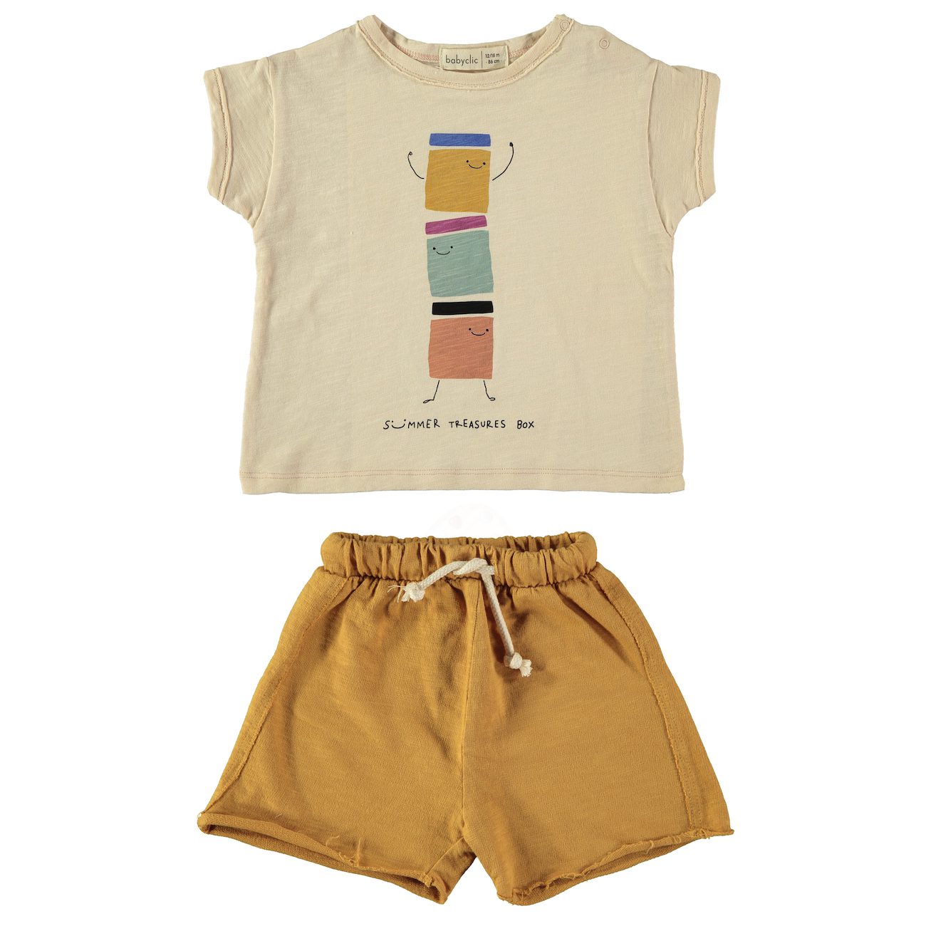 Boxes T-Shirt & Empordà Mustard Short