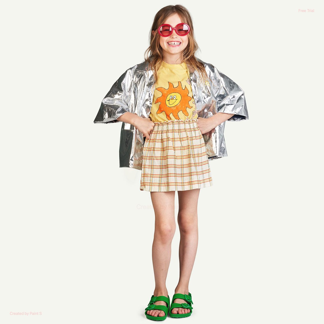 Shiny Lion Kids+ Jacket | Silver