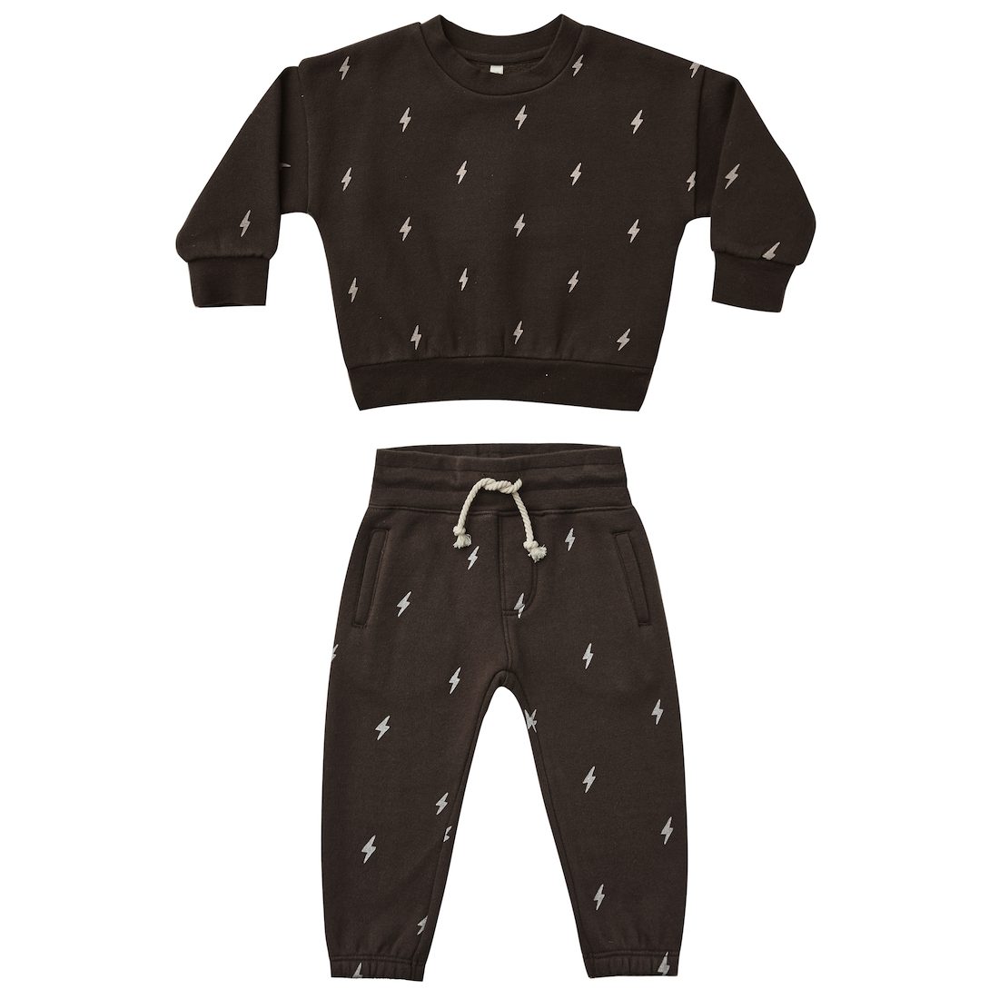 Fleece Sweatshirt & Jogger Pants | Lightning Bolt