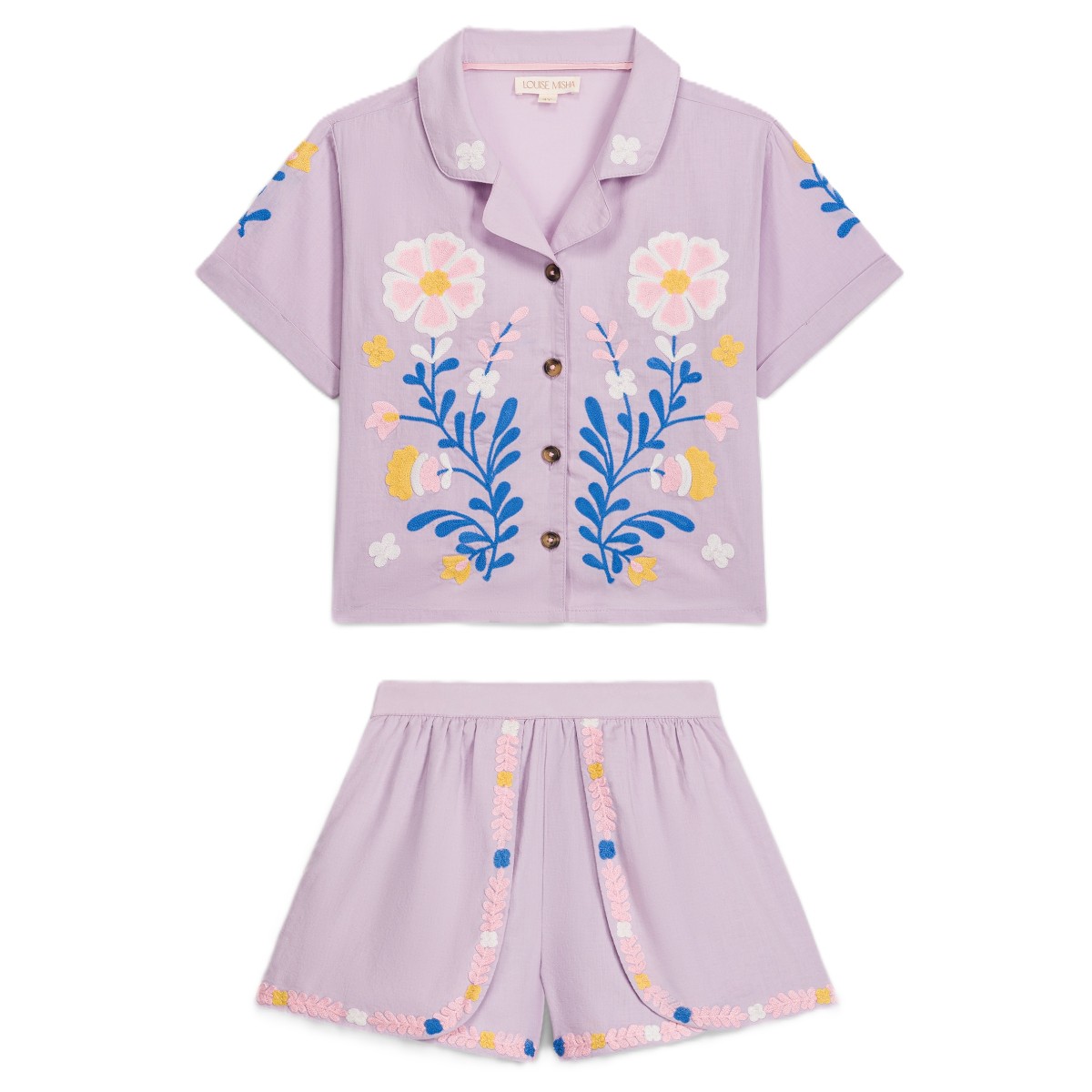 Shirt Alova & Shorts Asya Parme