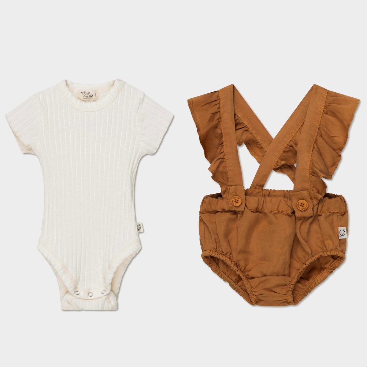 Alexa Rib & flor Ivory Rompert Set