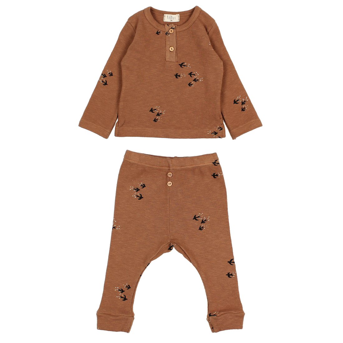 Birds Top & Legging | Muscade