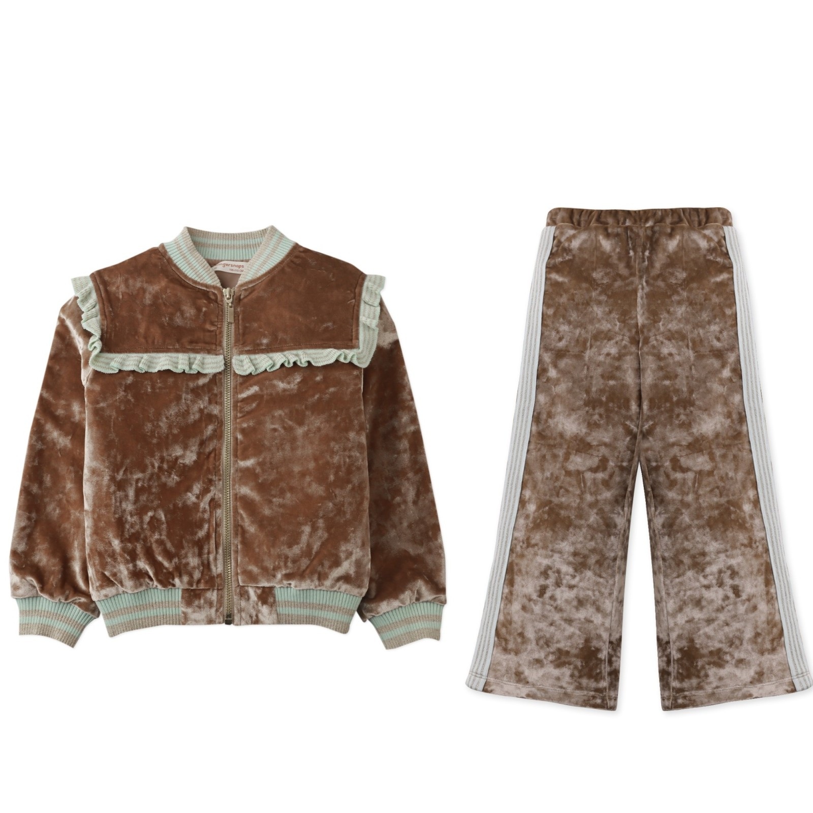 Velour Elisa Baseball Jacket & Thelma Track Pants