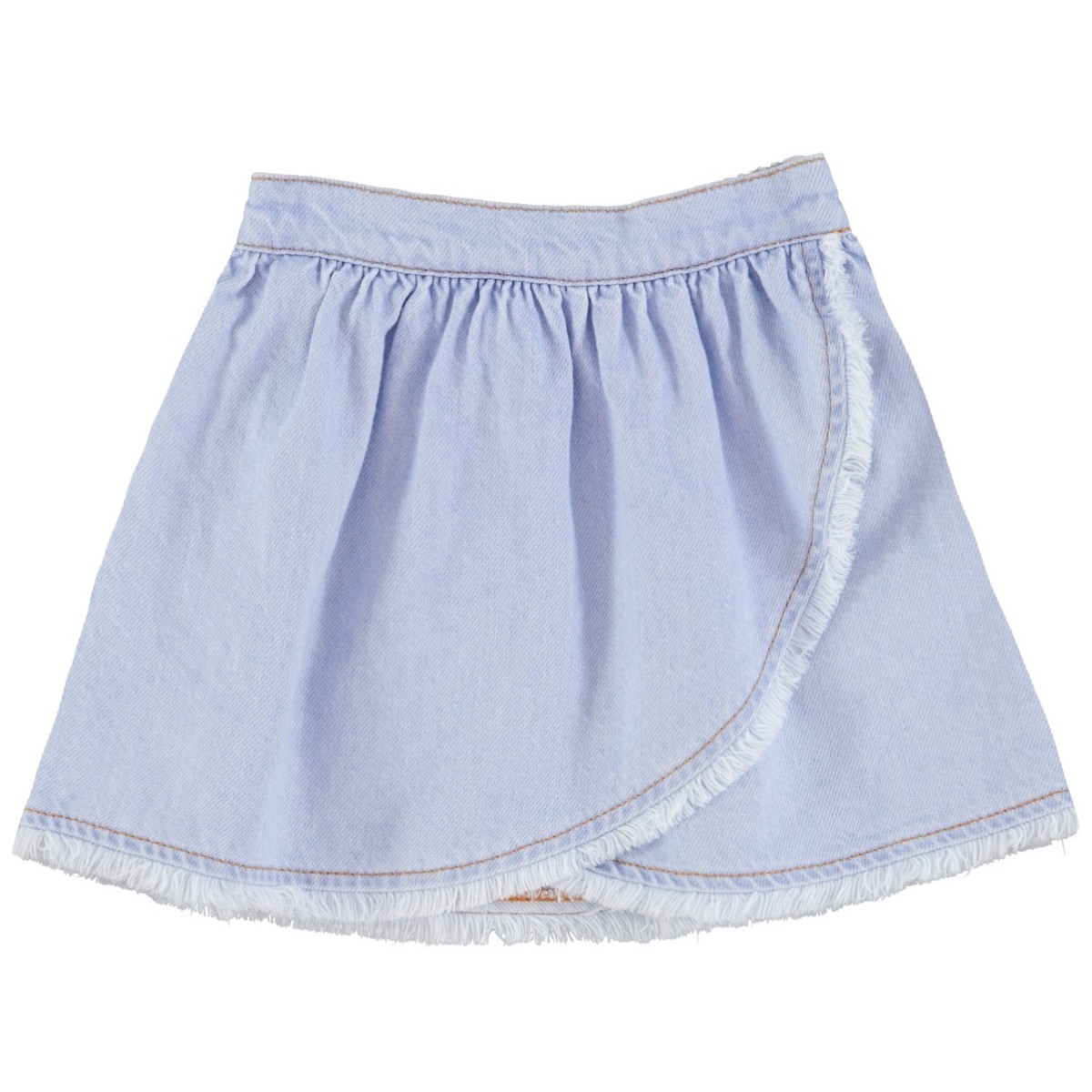 Short Skirt | Light Blue Soft Denim