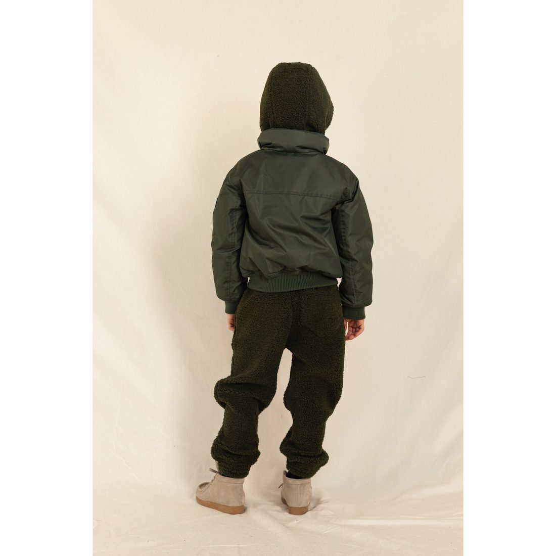 Snowflight Dark Khaki REVERSIBLE Down Jacket