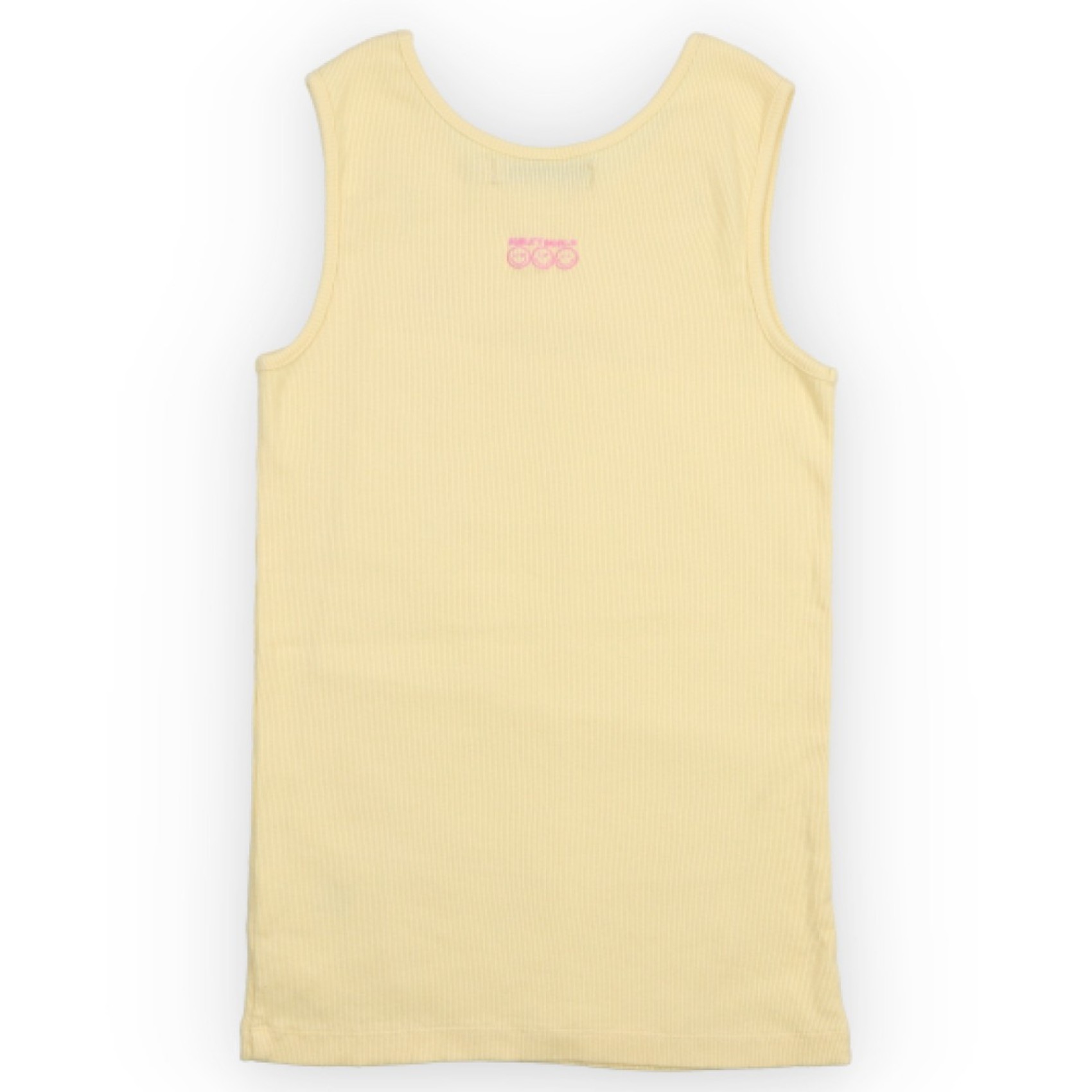 Smiley Tee Soft Lemon