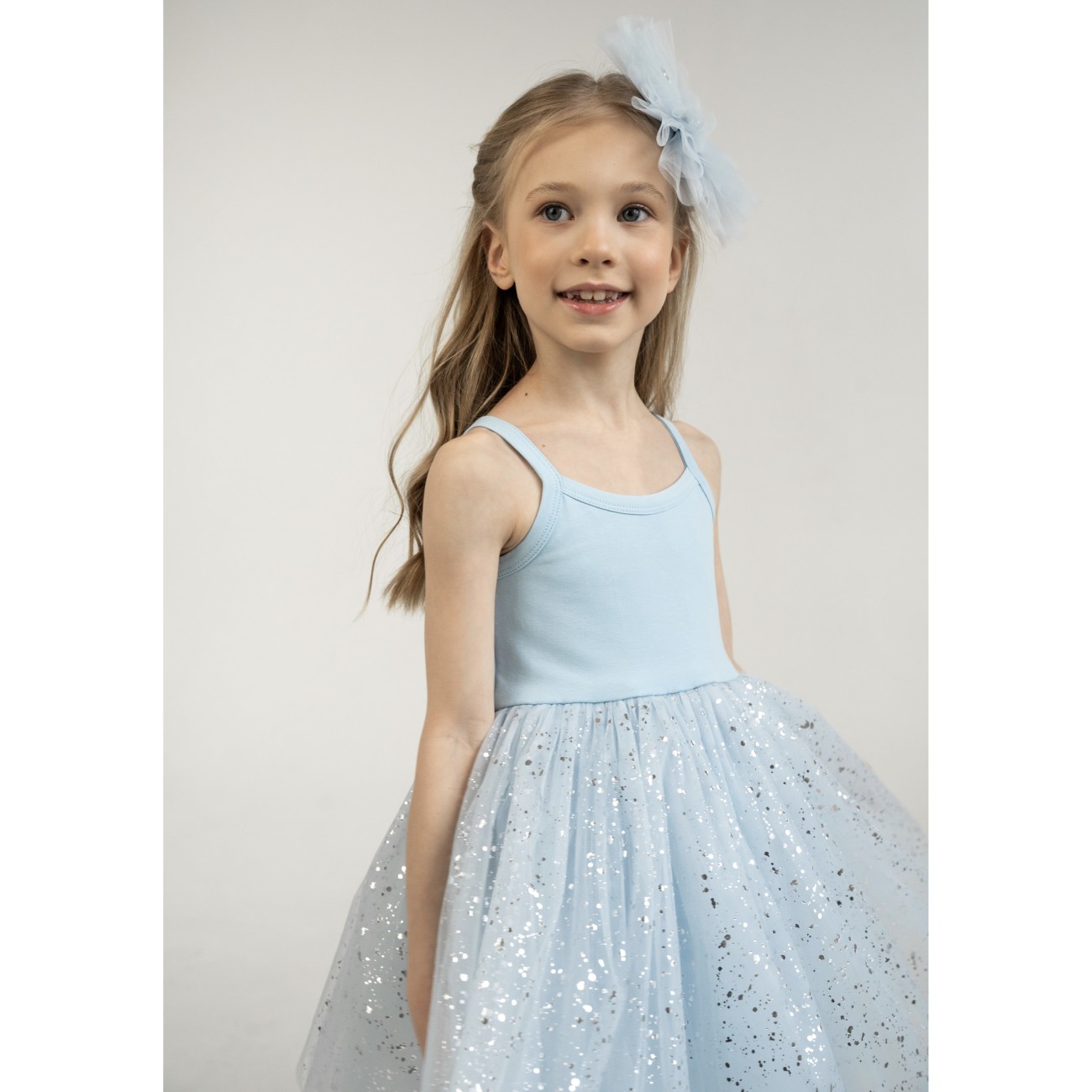 Ameli Sparkle Blue Tutu Dress