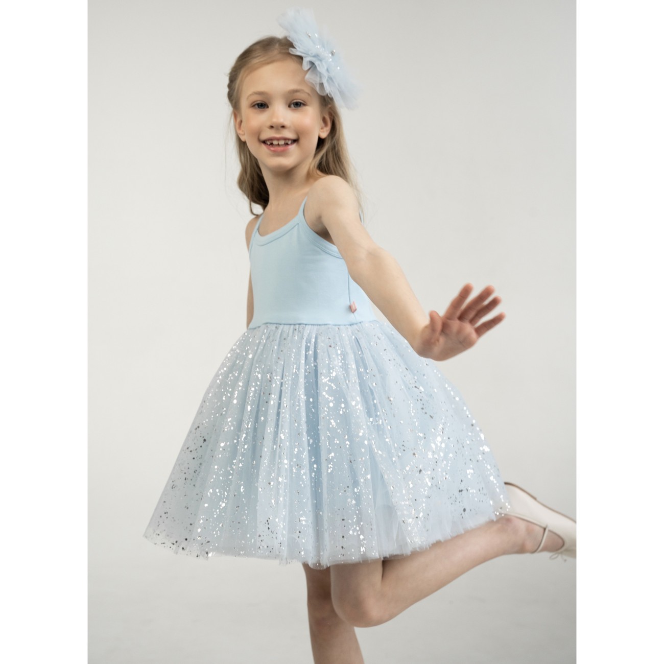 Ameli Sparkle Blue Tutu Dress