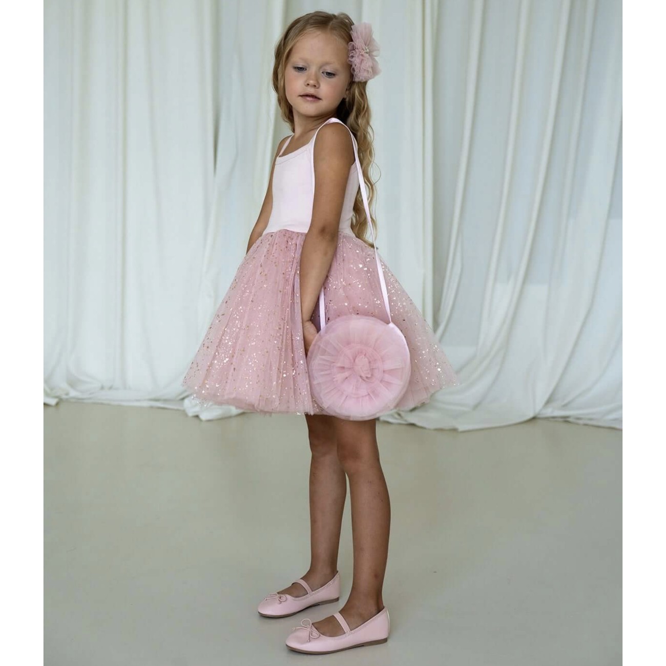 Ameli Sparkle Pink Tutu Dress