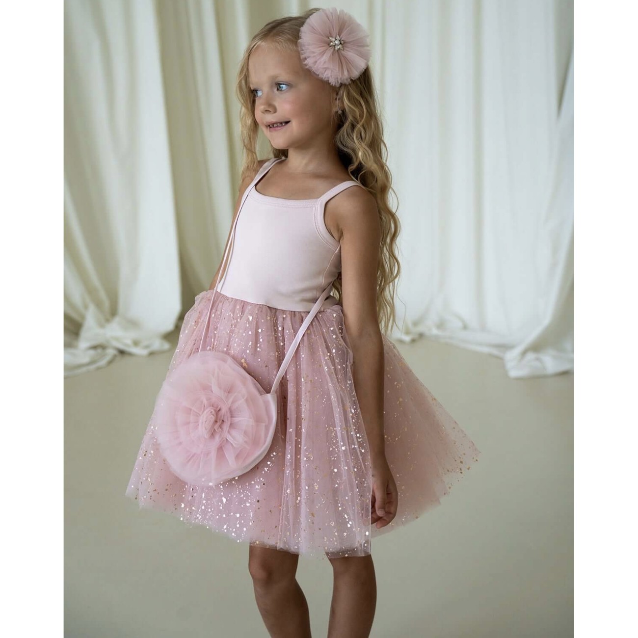 Ameli Sparkle Pink Tutu Dress