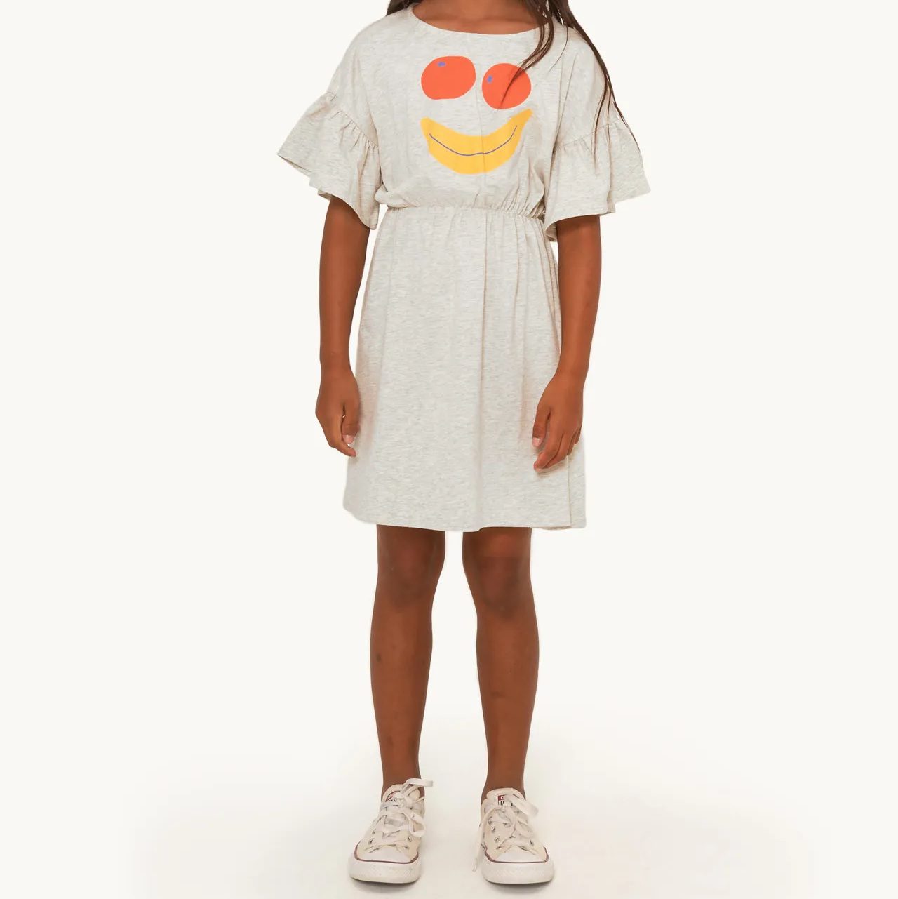Smile Dress | Light Grey Heather