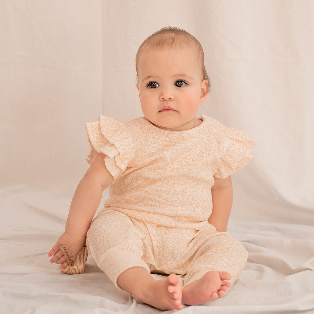 All In One Playsuit | Dusty Pink Floral