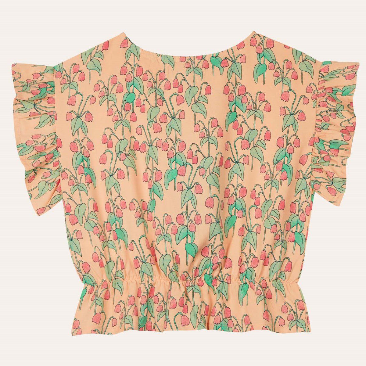 Delicate Flowers Blouse & Skirt