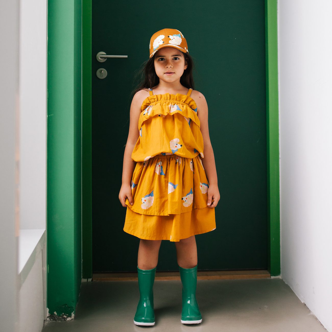 Preppy Poodle Top & Skirt