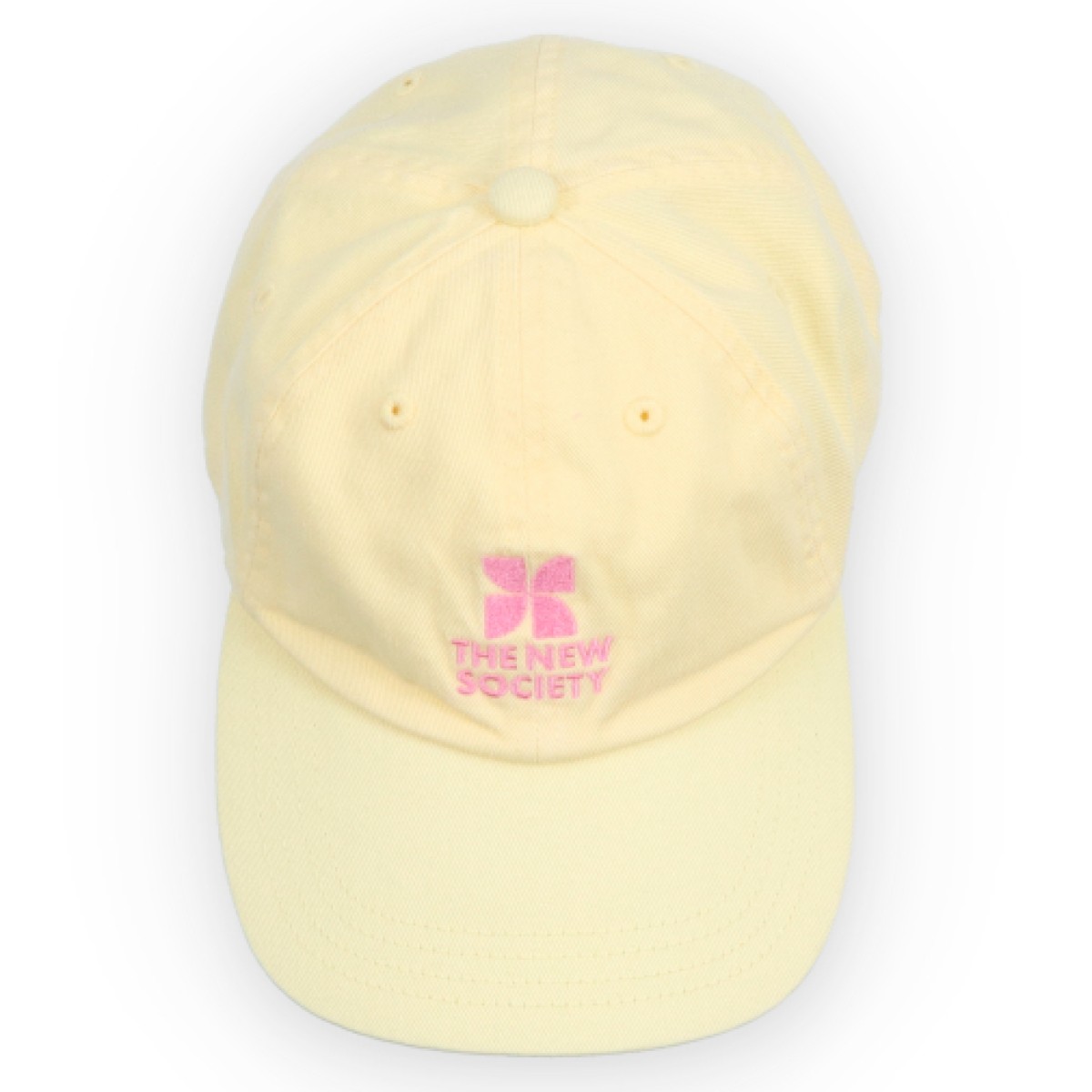 TNS Logo Cap Soft Lemon