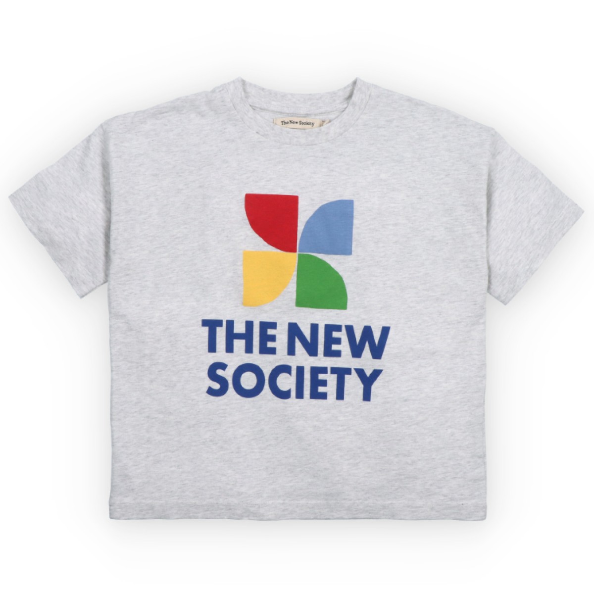 TNS Logo T-Shirt Light Grey Melange