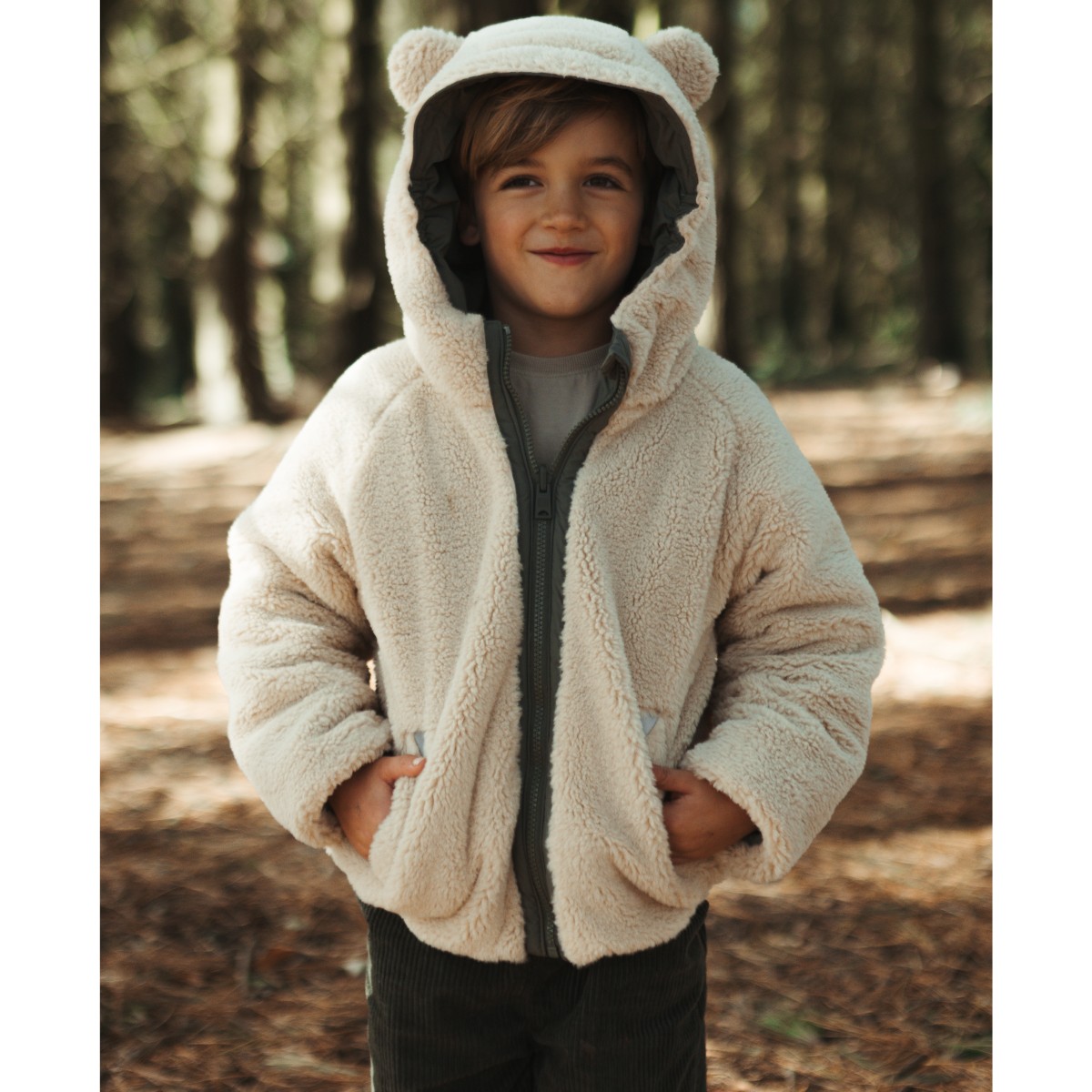 Sherpa Sage Ecro Reversible Puffer