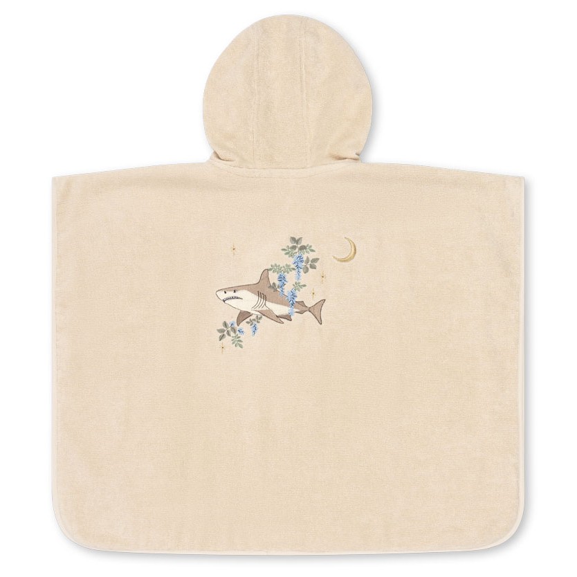 Terry Poncho Embroidery | Summer Sand