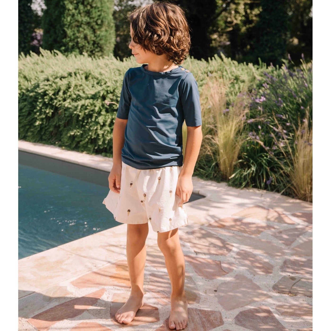 Chico Swim Shorts Off White Ice Cream