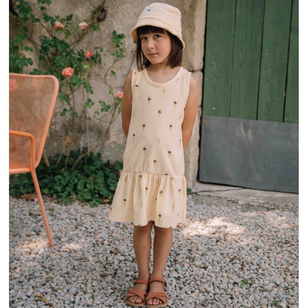 Dress Playa Terry Vanilla Ice Cream