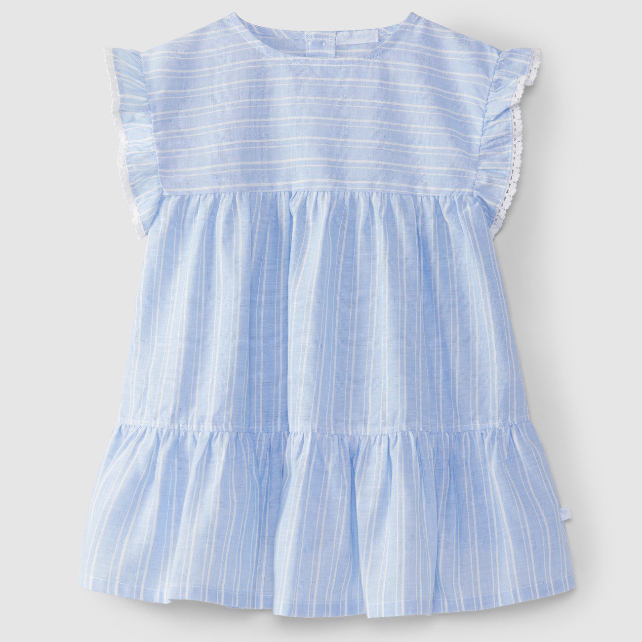 Dress Stripes W/ Crochet Ribbon