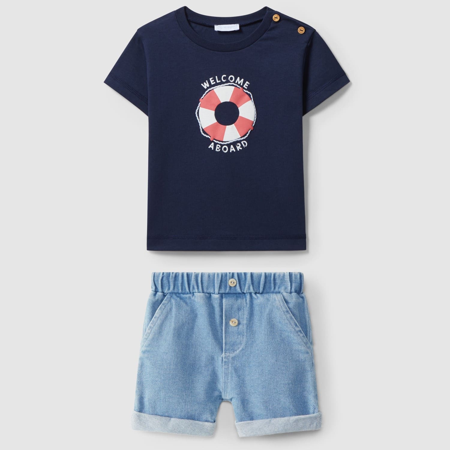 Welcome Abroad Swim Ring Shorts & Denim Shorts