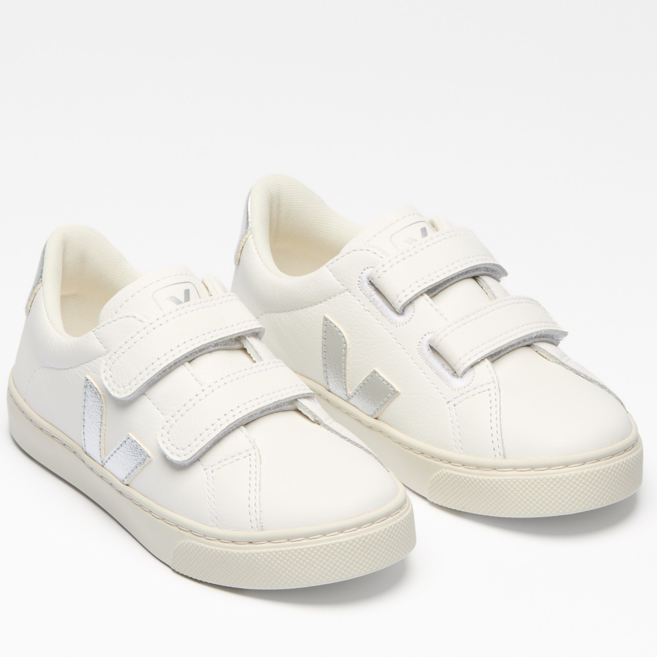 Esplar Leather White Silver