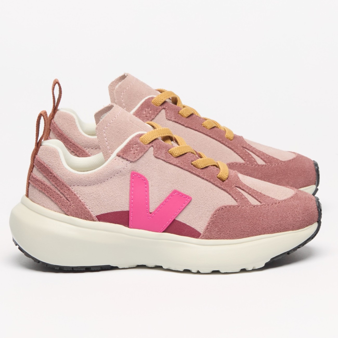 Canary Elastic Laces Suede Babe Mia