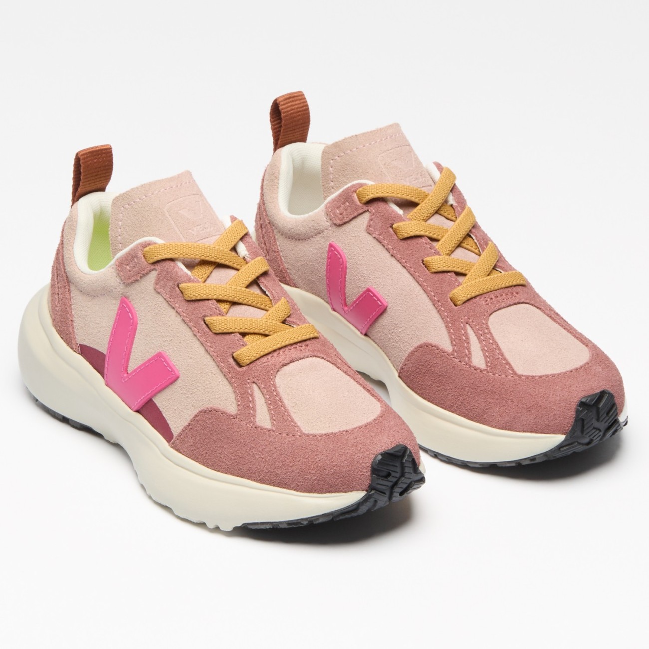 Canary Elastic Laces Suede Babe Mia