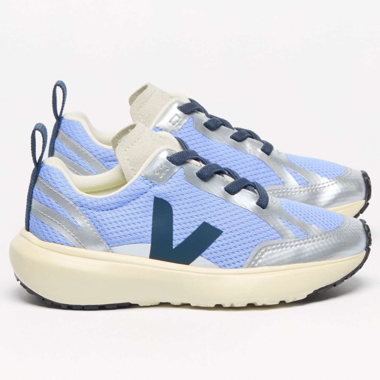 Canary Elastic Laces Olympe Nautico Silver