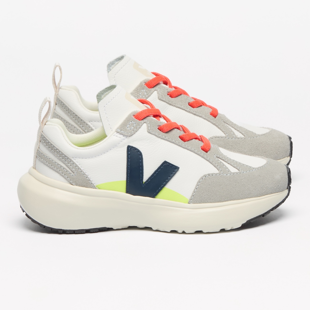 Canary Elastic Laces White Nautico