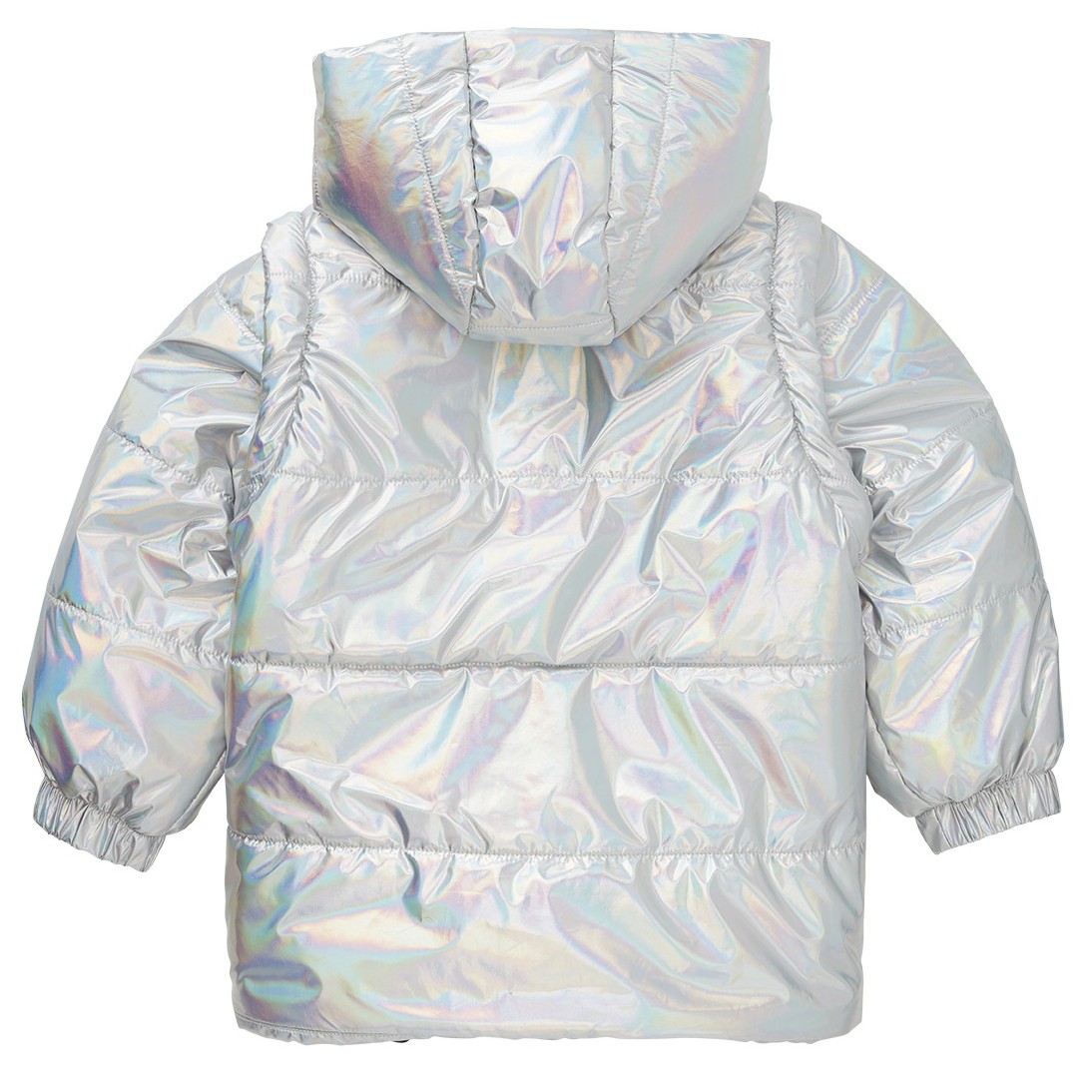 Silver Nylon Jacket
