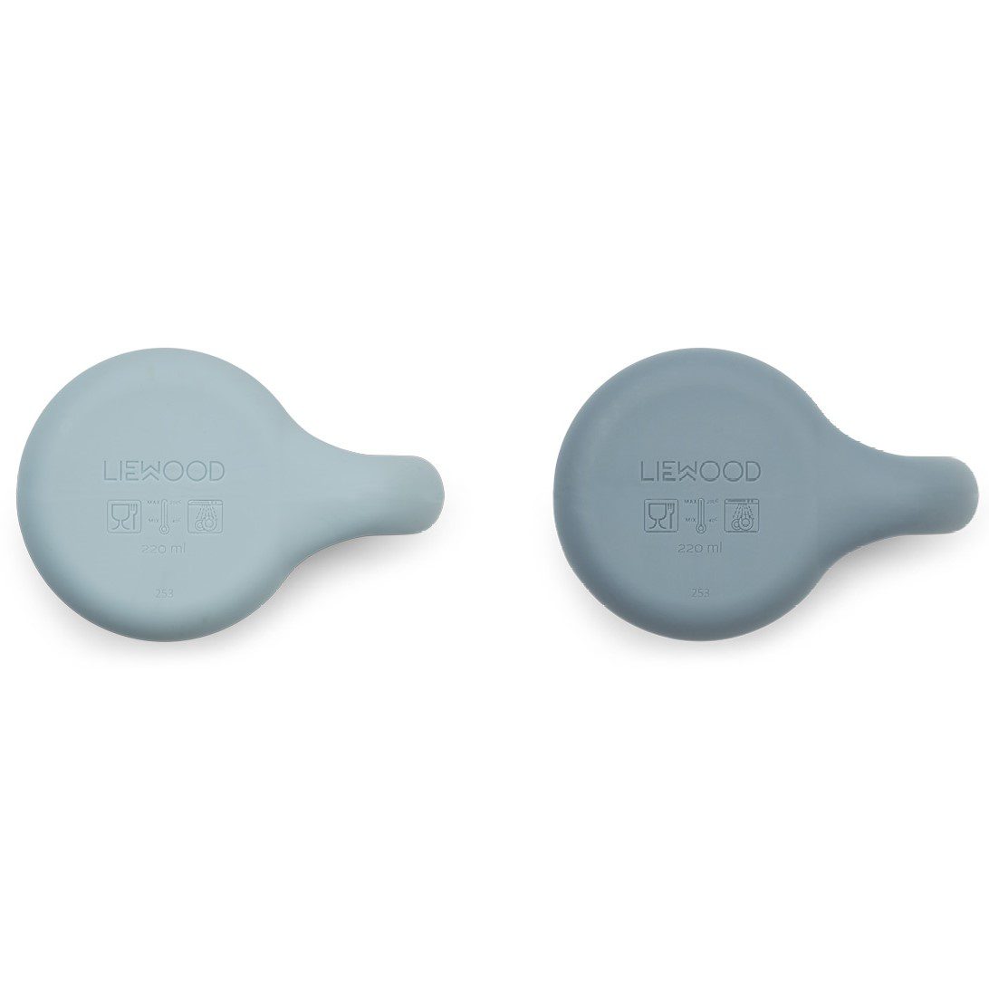 Kylie Cup 2-Pack | Sea Blue/Whale Blue Mix